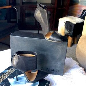 L.A.M.B Black Heels